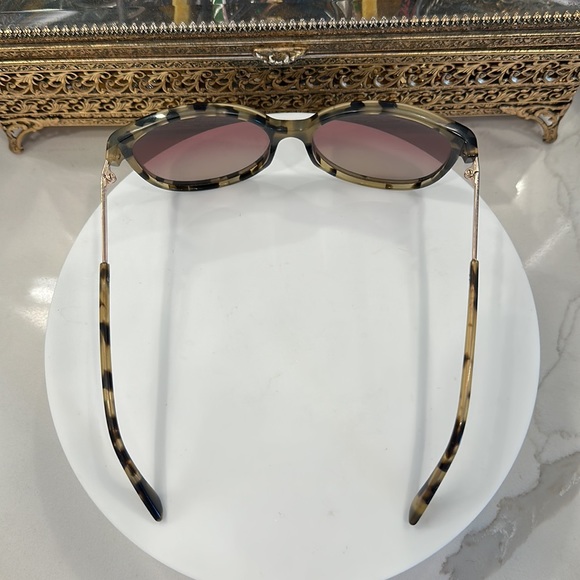 Vintage kate spade ♠️ Polarized Tortoiseshell Cat-eye Sunglasses & ks Hard Case main image 13